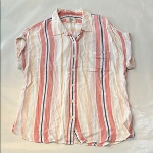 Striped Button Down Shirt